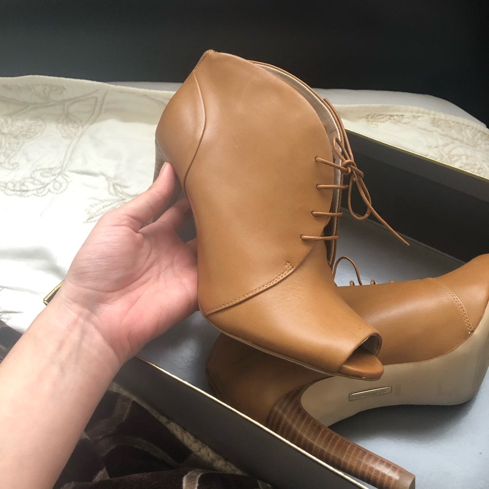 Brown Heeled Boots